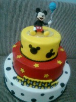 BOLO FALSO 3 ANDARES MICKEY